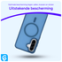 Samsung Galaxy A56 Hoesje met MagSafe Back Cover Matte Blauw afbeelding 2