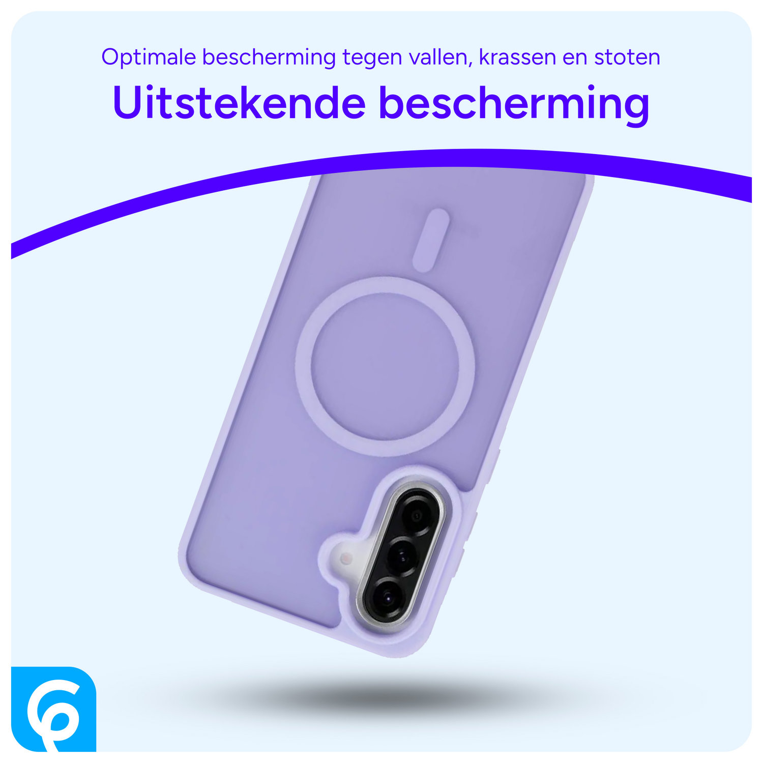 Samsung Galaxy A56 Hoesje met MagSafe Back Cover Matte Paars afbeelding 5
