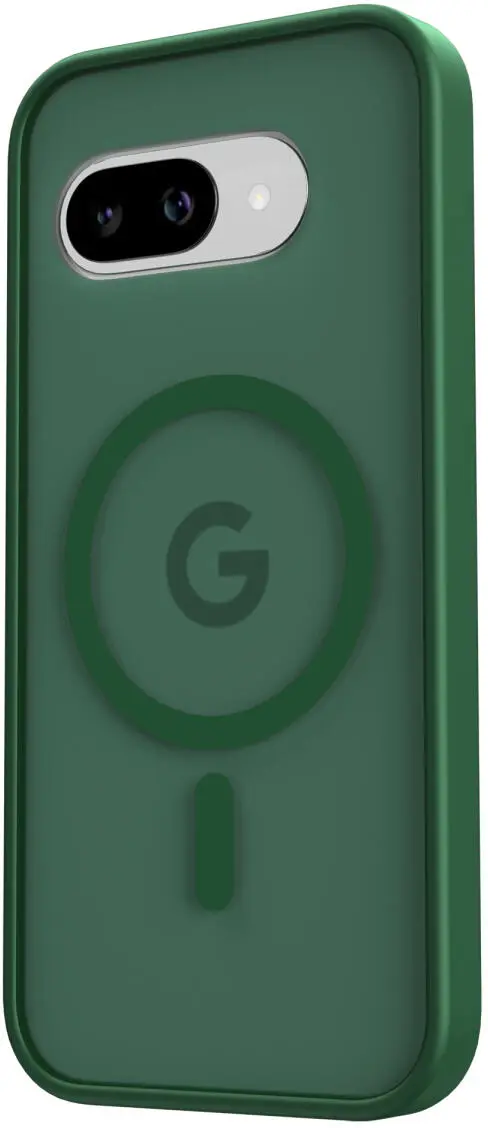Google Pixel 9a Hoesje met MagSafe Back Cover Matte Groen afbeelding 4