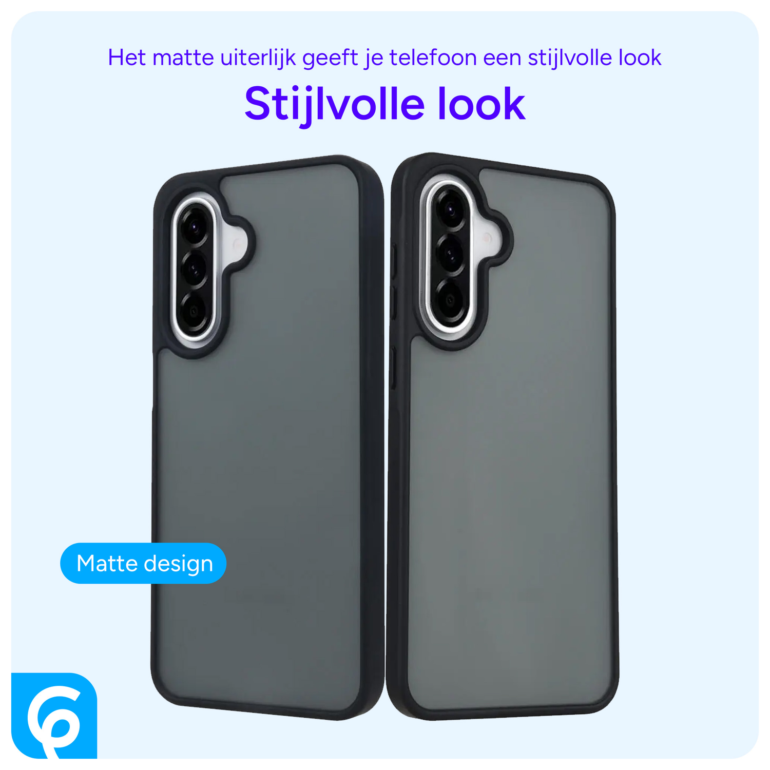Samsung Galaxy A56 Hoesje Back Cover Matte Zwart afbeelding 4