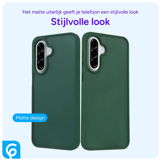 Samsung Galaxy A56 Hoesje Back Cover Matte Groen afbeelding 3