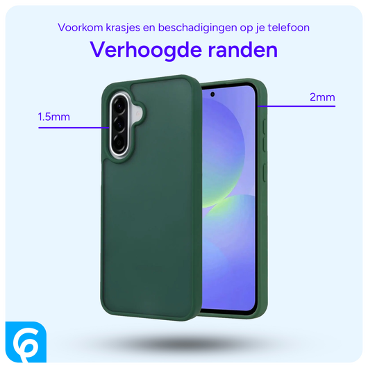 Samsung Galaxy A56 Hoesje Back Cover Matte Groen afbeelding 2