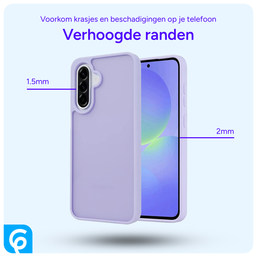 Samsung Galaxy A56 Hoesje Back Cover Matte Paars afbeelding 2