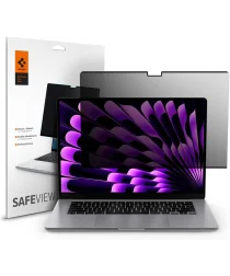 Spigen SafeView - MacBook Air 15 Inch M3/M2 - Privacy Glass Screen Protector