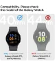 Spigen Rugged Armor Pro - Samsung Watch FE & 5/4 40MM - Hoesje en Bandje - Zwart