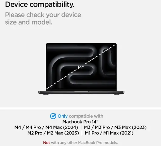 Spigen Glas.tR Slim - MacBook Pro 14 Inch Screen Protector Tempered Glass afbeelding 3