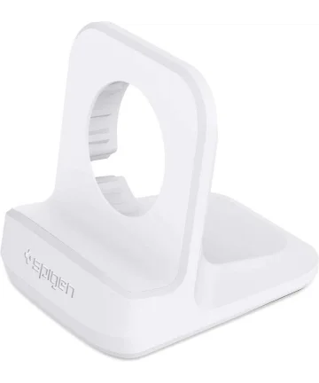 Spigen Apple Watch Night Stand S350 - Standaard voor Apple Watch Lader Wit Houders