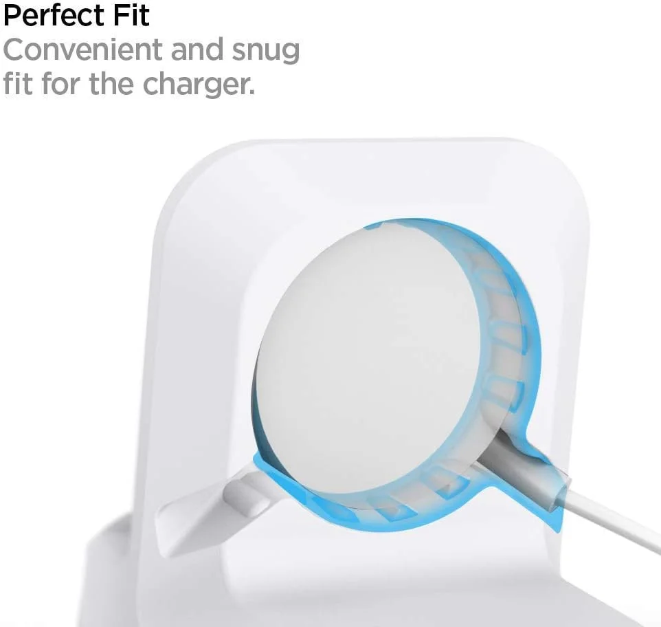 Spigen Apple Watch Night Stand S350 - Standaard voor Apple Watch Lader Wit afbeelding 7