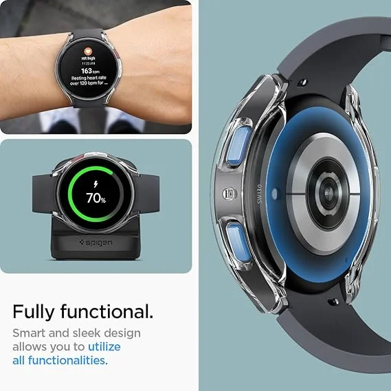 Spigen Ultra Hybrid - Samsung Galaxy Watch 6 (40MM) Hoesje - Transparant afbeelding 7