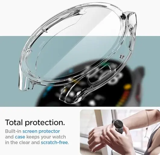Spigen Ultra Hybrid - Samsung Galaxy Watch 6 (40MM) Hoesje - Transparant afbeelding 4