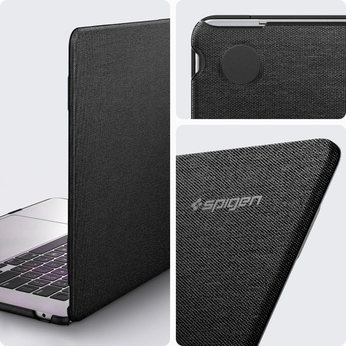 Spigen Urban Fit - MacBook Air 15 Inch M3/M2 Hoes - A3114 / A2941 - Zwart afbeelding 7