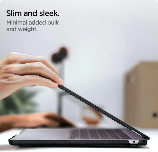 Spigen Urban Fit - MacBook Air 15 Inch M3/M2 Hoes - A3114 / A2941 - Zwart afbeelding 5