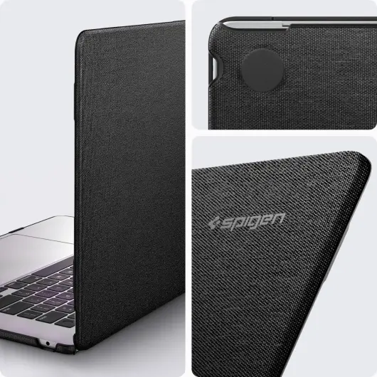 Spigen Urban Fit - MacBook Air 15 Inch M3/M2 Hoes - A3114 / A2941 - Zwart afbeelding 7