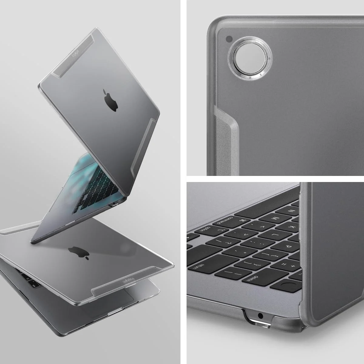 Spigen Thin Fit - MacBook Air 15 Inch M3/M2 Hoes - A3114 / A2941 - Transparant afbeelding 8