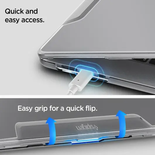 Spigen Thin Fit - MacBook Air 15 Inch M3/M2 Hoes - A3114 / A2941 - Transparant afbeelding 7