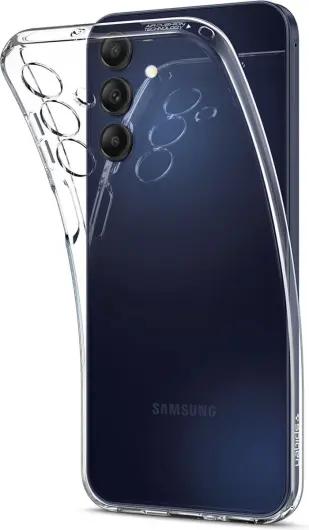 Spigen Crystal Flex Samsung Galaxy A15 Hoesje Back Cover Transparant afbeelding 2