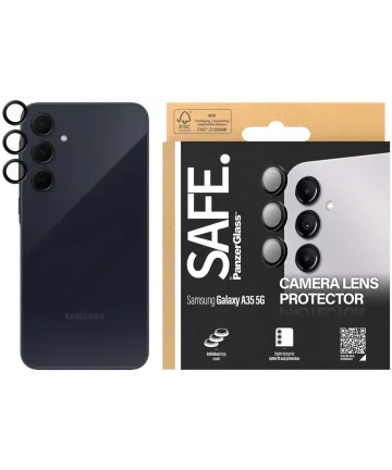 PanzerGlass SAFE Samsung Galaxy A35 Camera Protector Zwart Screen Protectors