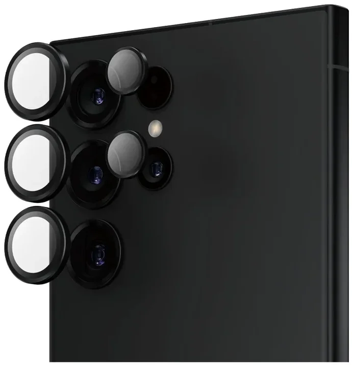 PanzerGlass SAFE Samsung Galaxy S24 Ultra Camera Protector Zwart afbeelding 2