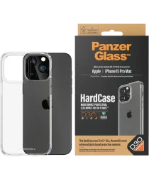 PanzerGlass HardCase D3O Apple iPhone 15 Pro Max Hoesje Back Cover Transparant