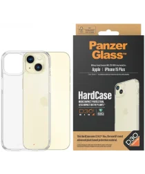 PanzerGlass HardCase D3O Apple iPhone 15 Plus Hoesje Back Cover Transparant