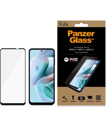 PanzerGlass Motorola Moto G31 / G41 / G71 Screen Protector Case Friendly Zwart Screen Protectors