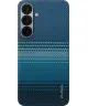 PITAKA MagEZ 6 Samsung Galaxy S25 Hoesje Magnetic Back Cover Dun Blauw