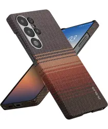 PITAKA MagEZ 6 Samsung Galaxy S25 Ultra Hoesje Magnetic Back Cover Dun Sunset