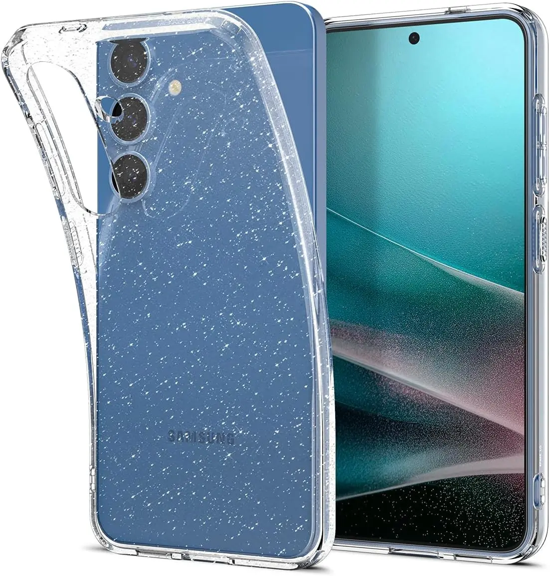 Spigen Liquid Crystal Samsung Galaxy S25 Plus Hoesje Back Cover Glitter afbeelding 1
