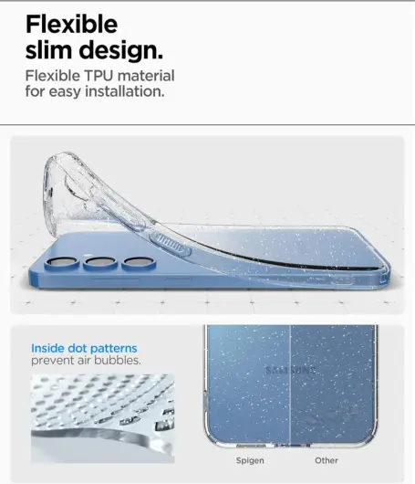 Spigen Liquid Crystal Samsung Galaxy S25 Plus Hoesje Back Cover Glitter afbeelding 7