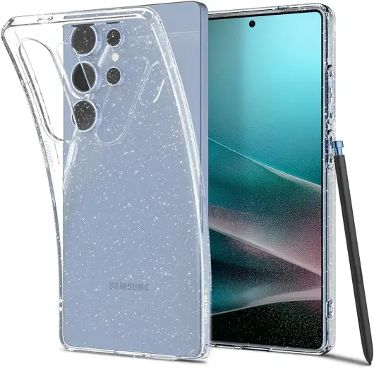 Spigen Liquid Crystal Samsung Galaxy S25 Ultra Hoesje Back Cover Glitter afbeelding 1