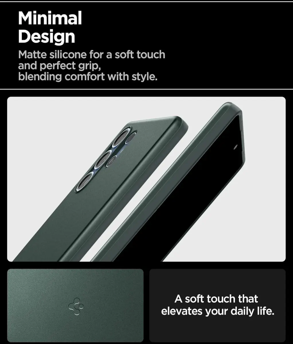 Spigen Thin Fit MagFit Samsung Galaxy S25 Hoesje Dun Back Cover Groen afbeelding 7