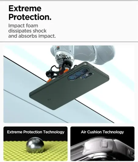 Spigen Thin Fit MagFit Samsung Galaxy S25 Hoesje Dun Back Cover Groen afbeelding 3