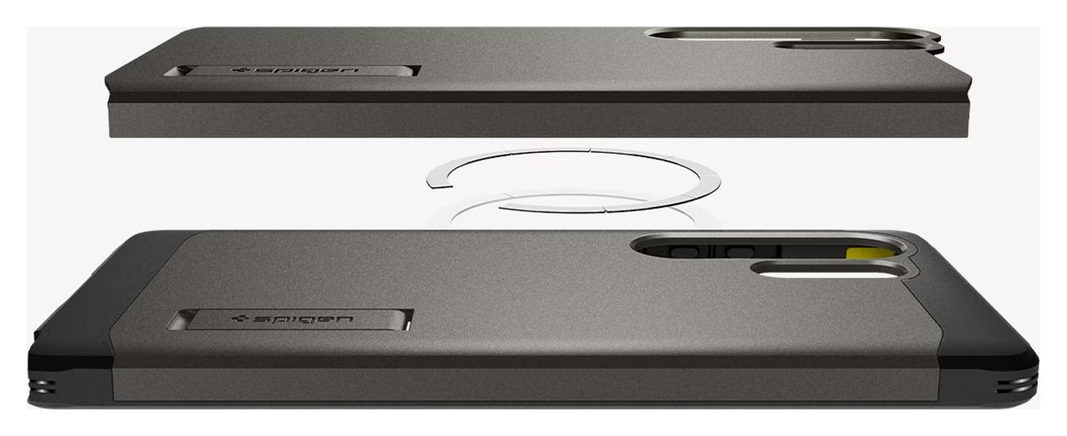 Spigen Tough Armor MagFit Samsung Galaxy S25 Ultra Hoesje Gunmetal afbeelding 10