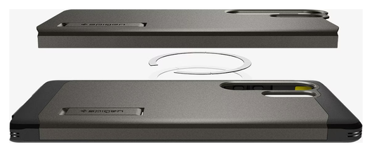 Spigen Tough Armor MagFit Samsung Galaxy S25 Ultra Hoesje Gunmetal afbeelding 10