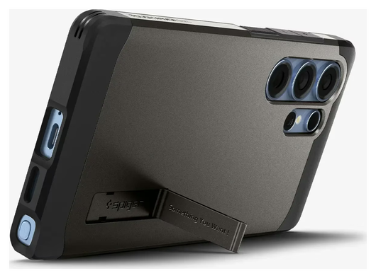 Spigen Tough Armor MagFit Samsung Galaxy S25 Ultra Hoesje Gunmetal afbeelding 9