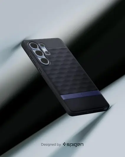 Spigen Parallax MagFit Samsung Galaxy S25 Ultra Hoesje Back Cover Violet afbeelding 2