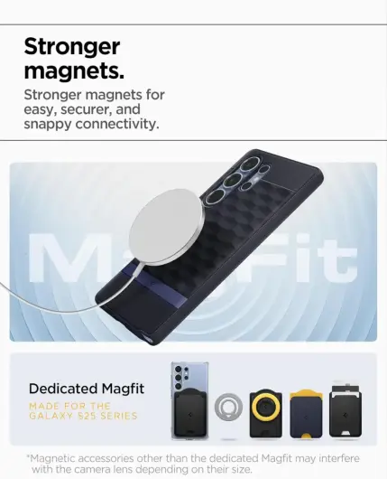 Spigen Parallax MagFit Samsung Galaxy S25 Ultra Hoesje Back Cover Violet afbeelding 4
