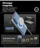 Spigen Ultra Hybrid MagFit Samsung Galaxy S25 Hoesje Back Cover Wit