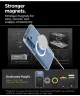 Spigen Crystal Hybrid MagFit Samsung Galaxy S25 Hoesje Back Cover Wit