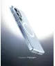 Spigen Crystal Hybrid MagFit Samsung Galaxy S25 Ultra Hoesje MagSafe Wit