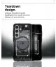 Spigen Ultra Hybrid MagFit Samsung Galaxy S25 Hoesje Back Cover Zero One Zwart