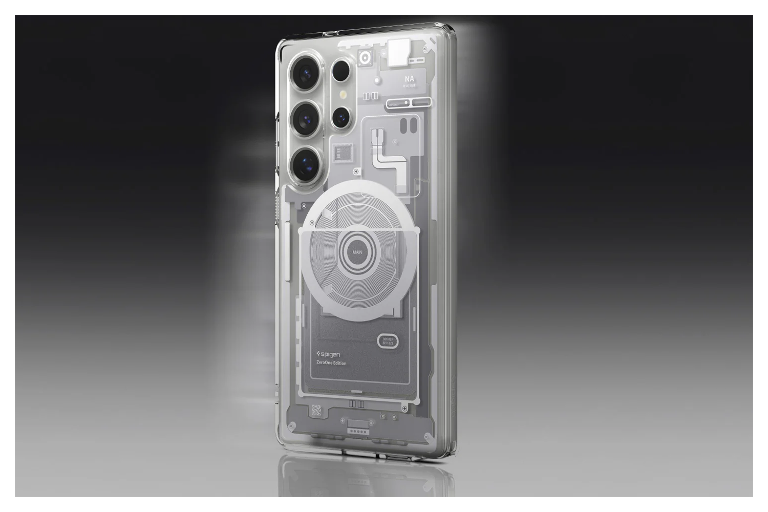 Spigen Ultra Hybrid MagFit Samsung Galaxy S25 Ultra Hoesje Zero One Wit afbeelding 8
