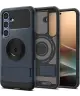 Spigen Slim Armor MagFit Samsung Galaxy S25 Hoesje Back Cover Metal Slate