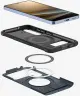 Spigen Slim Armor MagFit Samsung Galaxy S25 Plus Hoesje Back Cover Metal Slate