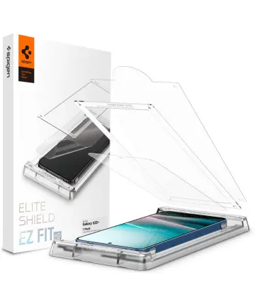 Spigen EliteShield EZ Fit Samsung Galaxy S25 Plus Screen Protector Screen Protectors