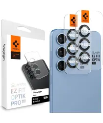Spigen EZ Fit Optik Pro Samsung S25 Plus Camera Lens Protector Zwart (2-Pack) afbeelding