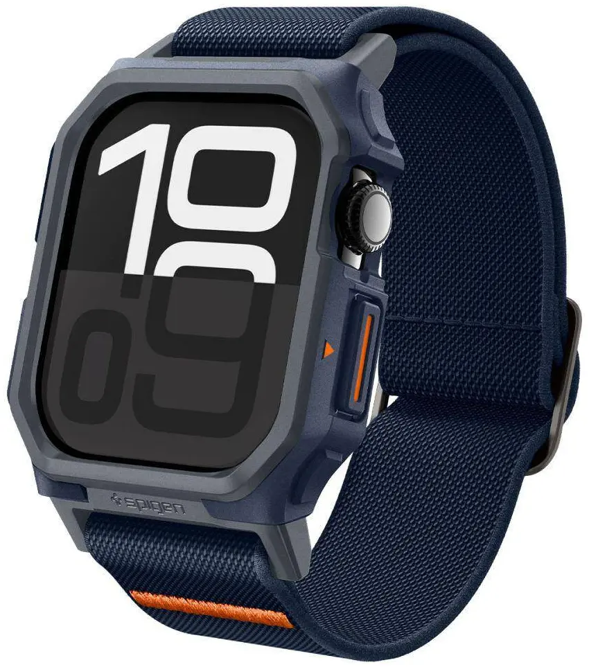 Spigen Lite Fit Pro - Apple Watch 10 46MM Hoesje en Bandje - Blauw afbeelding 1