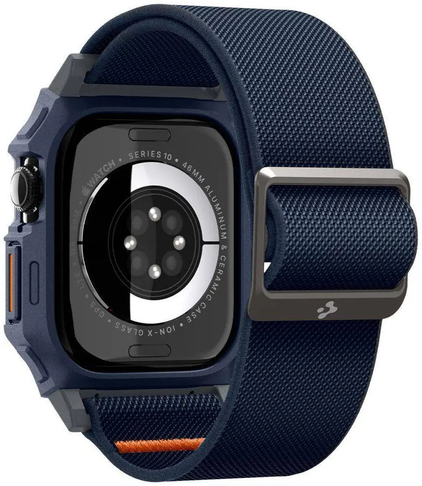 Spigen Lite Fit Pro - Apple Watch 10 46MM Hoesje en Bandje - Blauw afbeelding 14