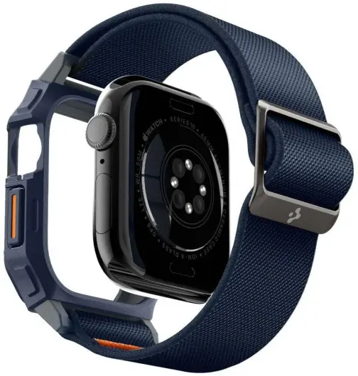 Spigen Lite Fit Pro - Apple Watch 10 46MM Hoesje en Bandje - Blauw afbeelding 2