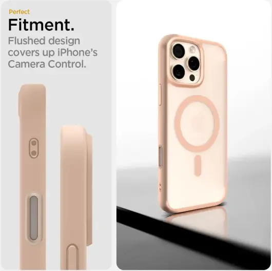 Spigen Ultra Hybrid T iPhone 16 Pro Max Hoesje MagSafe Roze Titanium afbeelding 5